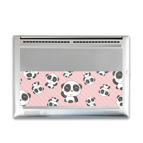Image of Carbon Fiber Gaming Skin Compatible with HP Envy x360 16 inch (2023) - Panda Hello - Premium 3M Vinyl Protective Wrap Decal Cover - Easy to Apply | Crafted in The USA by MightySkins