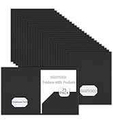 HAUTOCO Folders with Pockets, 25 Pack 2 Pocket Folders Fit Letter Size, File Folder with Pockets ...