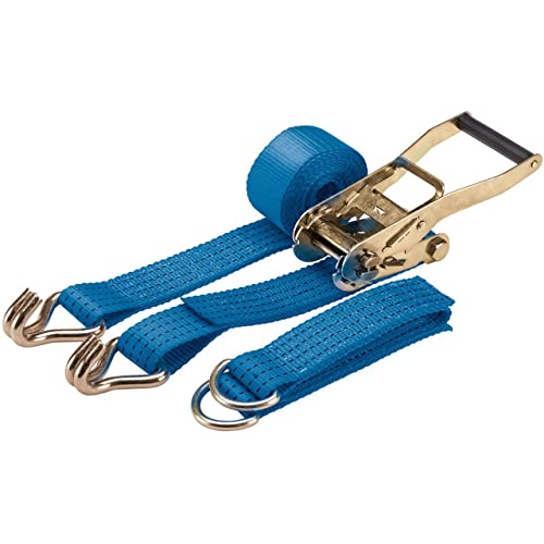 Draper 60970 2250 KG Ratcheting Vehicle Tie Down Straps, Blue