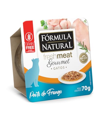 Fórmula Natural Ração Úmida Gourmet Para Gatos Adulto Sabor Frango 70g