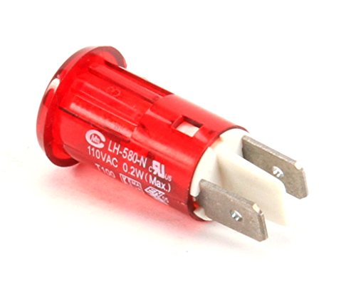Globe Parts U03091240006 Indicator Light -RED-240V (U03091240006)