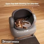 Neakasa M1 Open-Top Self Cleaning Cat Litter Box + Replaced Waste Bags-2 Rolls, Automatic Cat Litter Box with APP Control, Odor-Free Waste Disposal Includes Trash Bags - Image 6