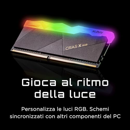Image of KLEVV CRAS X DDR4 RGB 16GB (2x 8GB) 3600MHz CL18 Gaming Memory RAM kit XMP 2.0 High Performance Overclocking 18-22-22-42