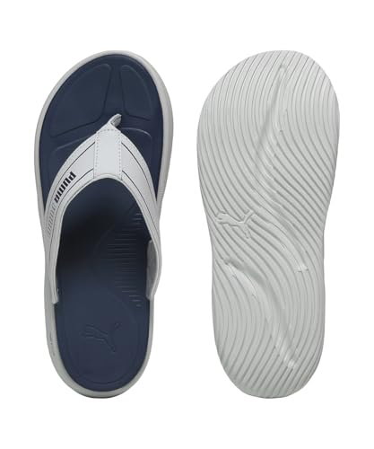 Image of PUMA | SOFTRIDE Seave V1 Flip-Flops | Persian Blue-Cool Light Gray | 9UK