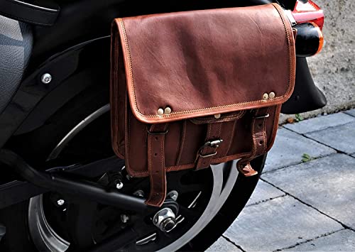 American blue Borsa da bici in pelle Borsa da