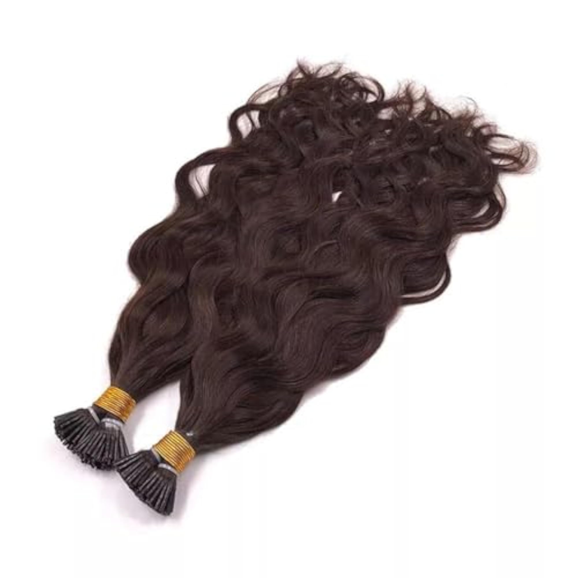 Women's Wavy Real Human Hair Extensions, 18 Inch