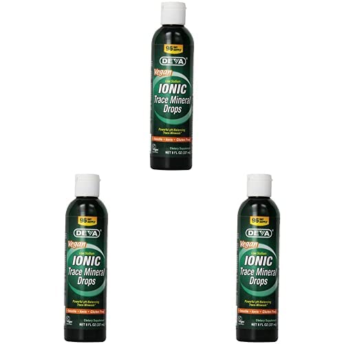 Deva Nutrition Trace Mineral Drops, Vegan, 8 Oz,11001 (Pack Of 3) #TOP20