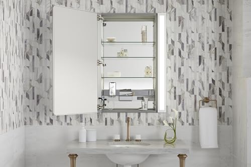 Robern PLM2040G Polished Edge, Classic Gray Interior ? Non-Handed PL Series 20