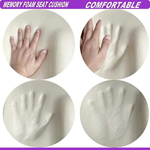 Seat Cushions For Office Chairs, Memory Foam Seat Cushion For Coccyx, Tailbone, Sciatic Pain Relief, Non-Slip Chair Pads For Car, Wheelchair, Gaming Chair #TOP1