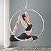 LTIGOAW 90 CM Professional Aerial Hoop, Aerial Lyra Hoop Fitness Equipment, Single Point Aerial Yoga Ring for Dance Studio, Aerial Gym