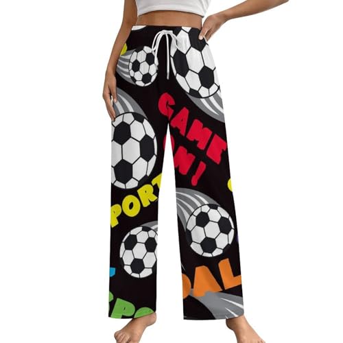 Pantalon de pyjama femme football S : finis les bas sans poches
