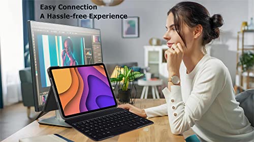 Wireless Bluetooth Keyboard and Mouse Combo Portable Mini Small Slim Typewriter Compact Ergonomic Travel Bluetooth Keyboard Mouse for iPhone iPad Mac MacBook Pro Laptop Android Phone Samsung Tablet by SHARE SUNSHINE - Used condition - Image 2