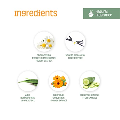 Nature's Baby Shampoo, Face & Body Wash 8 Oz - Formulated For Problem And Sensitive Skin - Ph Neutral, No Sulfate Or Artificial Fragrances - Vanilla Tangerine (2-Pack) #TOP2