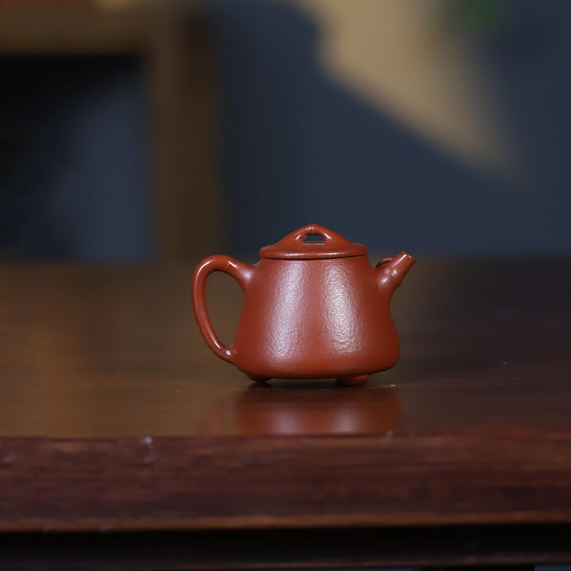 Ceramiczny czajniczek do herbaty i kawy, japoński wzór z fioletowej gliny, ręcznie wykonany, trwały, idealny do domu lub na prezent, eleganckie akcesoria kuchenne