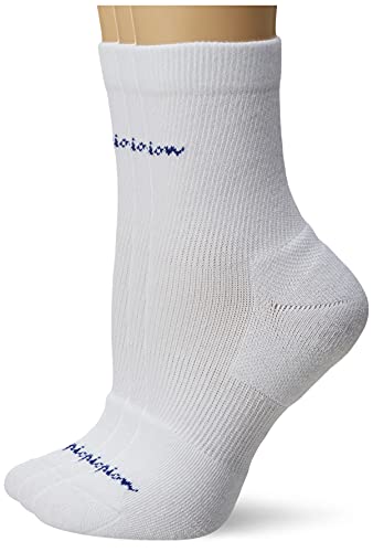 Champion Womens Women's Mid Crew Compression Sport Socks, White, 5 9 Us #TOP13