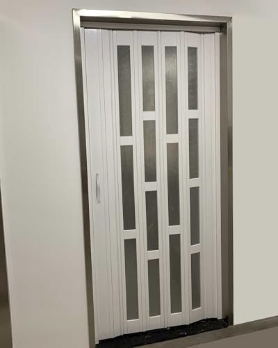 Porte intérieure pliante 48 x 80 pouces avec poignée pour séparation et garde-manger coulissant