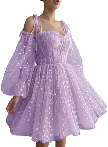Women's Tulle Homecoming Dresses Puffy Sleeve Guyana | Ubuy