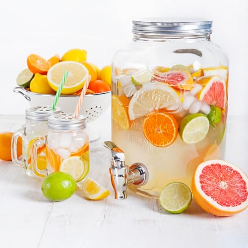 Saveur et Degustation KV7169 FONTAINE GLASGETRÄNK 4l, klar, 15 x 15 x 25,5 cm