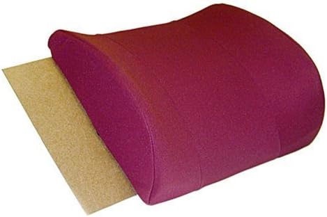 Duro-Med Relax-A-Bac Lumbar Cushion with Composite Board Insert and Strap, Burgundy by Duro-Med