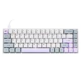 EPOMKER AKKO 3068 Silent 68 Keys Bluetooth 5.0 Mechanical Keyboard TKL with PBT OEM Keycaps, Type-C Port, 1800mAh Built-in Battery for Win/Mac/Gaming (Gateron White Switch, 3068)