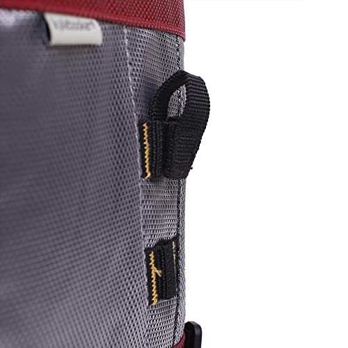 Raprance Fishing Soft Plastic Baits Tackle Binder Lure Organizer Storage Bag（Red） #TOP6