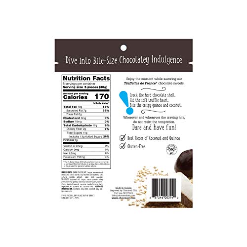 Truffettes de France Snacking Chocolate Truffes recouvertes de