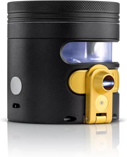 MANUAL Grinder AUTOMATIC Dispenser Large 2.5\" Aluminum Alloy, for HOME & KITCHEN ONLY (Midnight)… - Thumbnail 5