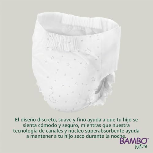 Miniatura 3 de Bambo Nature Dreamy Night Pants - Pañales Niños De 8 A 15 Años, 35 A 50 Kg , 10 Unidades, Pañales Ecológicos Que Mantienen Las Camas Secas Toda La Noche, Pañales De Entrenamiento Para Dominadas