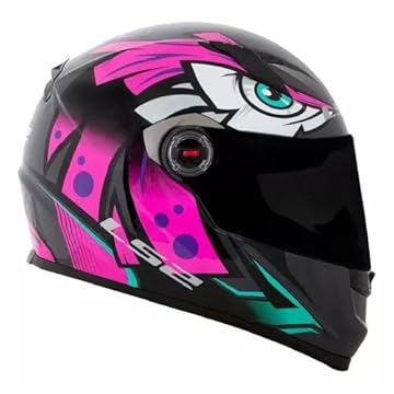 Capacete Ls2 Ff358 Tribal Fucsia Roxo (XS/PP (53/54))