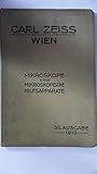  Mikroskope und mikroskopische Hilfsapparate. 35. Ausgabe. (= Mikro 184).