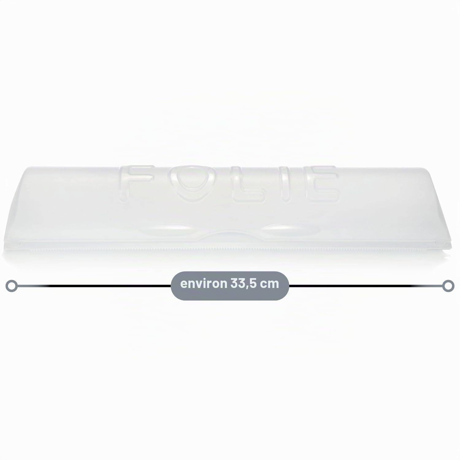 COM-FOUR® 2x Coupe-papier - distributeur de papier d'aluminium - distributeur de film étirable - support de papier (2 pièces - transparent)
