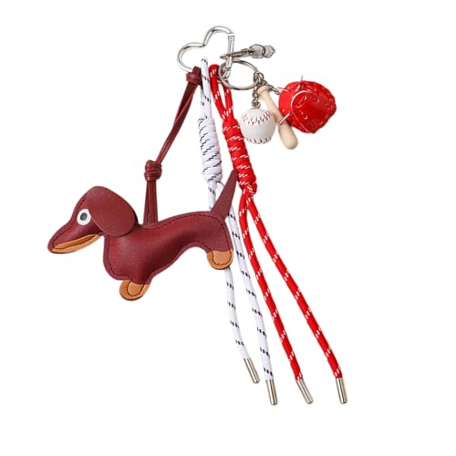 SLXLYH ���B���e�[�W �_�b�N�X�t���h �h�b�O �L�[�`�F�[�� ���j�[�N�ȃX�^�C�� ��v�ȃ|���E���^���f�� �G���K���g�ȃ`���[�� �o�b�O�⌮�̑����� ���i�g����, ���b�h , 26cm