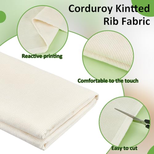Tissu velours côtelé fleuri pour coudre un vêtement sur mesure - 4