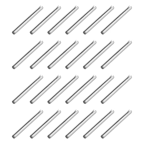Pasadores divididos de resorte MECCANIXITY para fijación industrial segura de 2,5 mm, 60 piezas