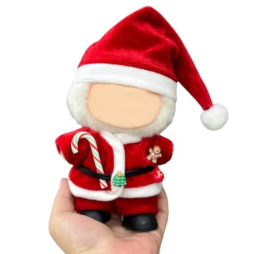 17cm Doll Christmas Clothes(NO Doll) Cute Dolls Outfit Accessories Small Kawaii Clothes Set for Dolls for Women and Girls(Style 3)