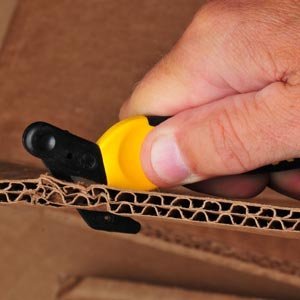 Klever XCHANGE, cortador de caixa, cortador de segurança, faca de utilidade, faca de segurança, cabe