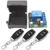 【Einfach zu bedienen】Extrem einfach einzurichten und zurückzusetzen. Es können 4 Betriebsarten (Momentan/Toggle/Latched/Delay Mode) programmiert werden. Sie können ganz einfach selbst programmieren, je nach Ihren Bedürfnissen. Die Betriebsart des Produkts ist einstellbar. Dieses Element wurde bereits im Latch-Modus eingerichtet.