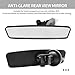 Vkinman Rear View Mirror, Adjustable Car Interior Rear View Mirror Car Seat Child Safety Mirror for Universal Cars Trucks SUV-9.64 x 2.6 inch (White)