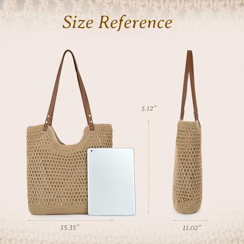 Bolso de Playa Tejido de Crochet para Mujer miniatura 4