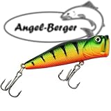 Angel-Berger Popper Oberflächenköder 3D Wobbler