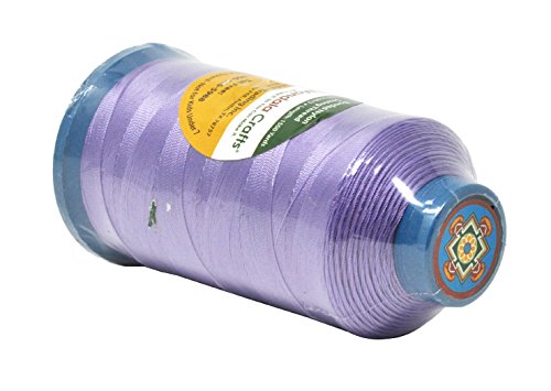 image for Mandala Crafts Bonded Nylon Thread Lilac Heavy Duty Sewing Threads - 1