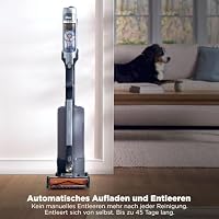 Shark Detect Speed Clean & Empty Pet Pro Akku-Staubsauger, Reverse Clean, bis zu 60 Minuten Laufzeit, inklusive selbstentleerender Ladestation und Tierhaaraufsatz, Purple IA3243EUTPU – Ansicht 2