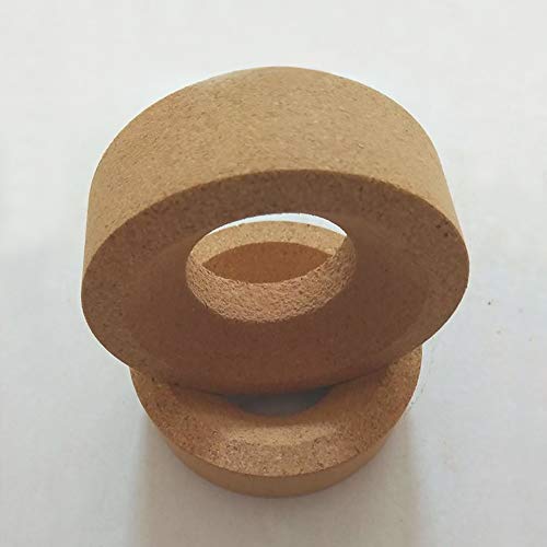 LabZhang 2Pcs 4.3\" Diam. Lab Flask Support Cork Stand 110mm for 250-2000mL Flasks,Laboratory Flask Cork Stand Mat Ring Holder for Round Bottom Flask