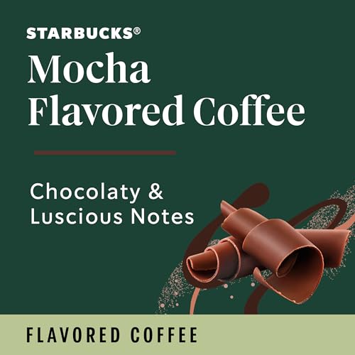 Image of Starbucks K-Cup Coffee Pods, Flavored Hot or Iced Coffee, Mocha, 60 Keurig Pods