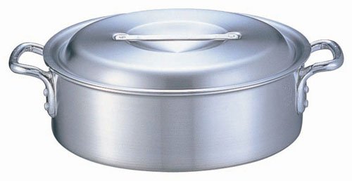 Akao Aluminum DON AST27033 Outer Wheel Pot, 13.0 inches (33 cm), Aluminum Alloy, Handle (Aluminum Die-Cast), Japan