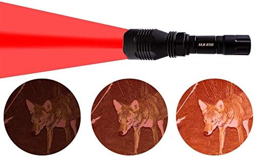 Elusive Wildlife Kill Light® XLR 250 Scanning Light Single or Triple Mode (Red-Triple Mode)