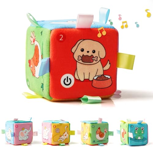 Image of LiKee Baby Montessori Musical Toys for 0-6 6-12 Months Babies, Christmas Birthday Gift Stocking Stuffers