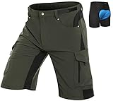 【 Herausnehmbare Einlage 】 2021 NEUE VERSION. ZWEI SHORTS IN EINEM. Mit einer 3D CoolMax GEL-Polsterunterwäsche innen bietet sie den höchsten Fahrkomfort, den Sie je hatten.