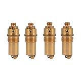 ZXX 4Pcs Basin Pop Up Click Clack Slotted Plug Bolt Assembly for Most Bathroom B...