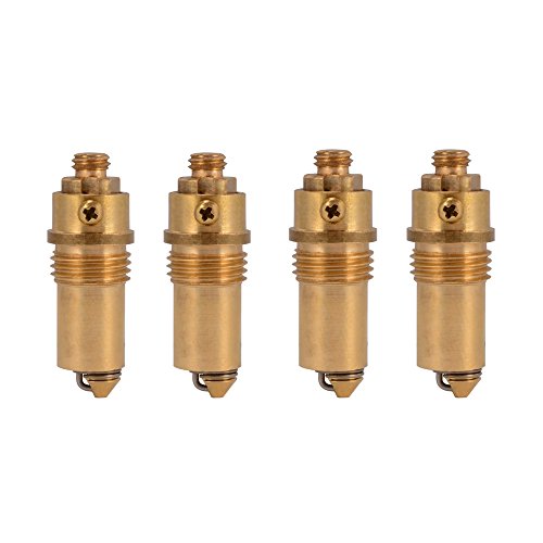 Válvula de Desagüe Pop-up para Bañeras, Pulsador-Tapón Drenaje de Perno Ranurada para Lavabo (4 piezas) Cover